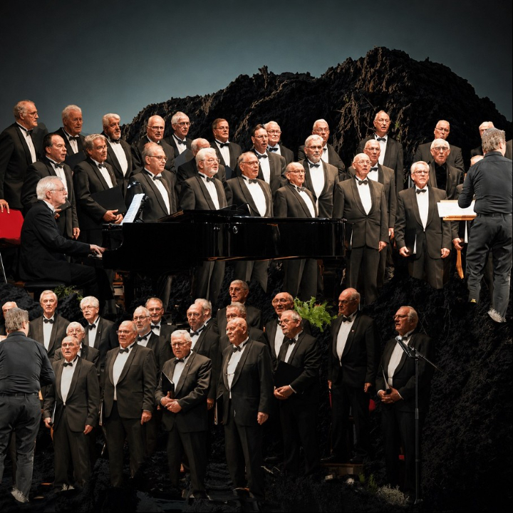 Lunchconcert Ulfts Mannenkoor in DRU Industriepark, Ulft